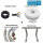 Installationspaket 1/4 / 1/2 (6,35/12,7mm)  (Kältemittelleitungen gebördelt + Wandausleger 12m Varifix 045 bis 80kg 420mm Ausleger