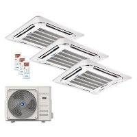 Kaisai Set 3 x 4-Wege-Deckenkassette Euroraster 3,5 kW -...