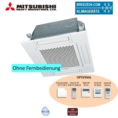 Mitsubishi Heavy Deckenkassette-Euroraster 5,6kW - FDTC56KXZE1 Standardpaneel TC-PSA-5AW-E KX