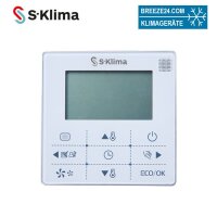 S-Klima STW-FB Touch-Kabelfernbedienung für...