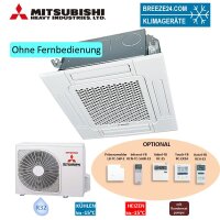 Mitsubishi Heavy Set 4-Wege-Deckenkassette 3,5 kW...