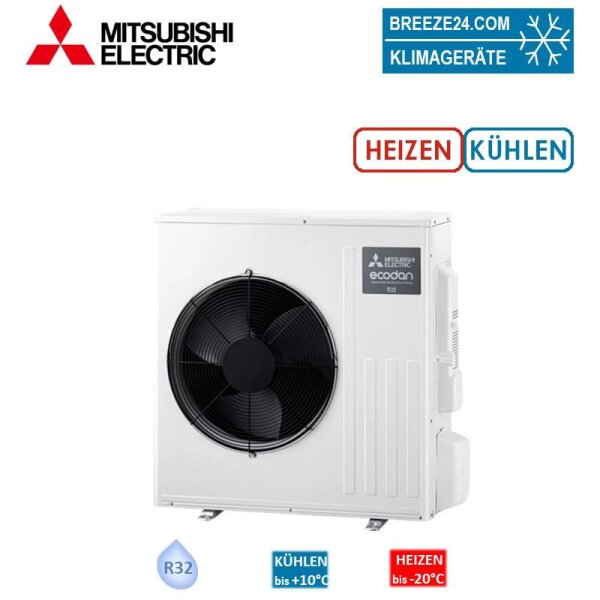 Mitsubishi Electric SUZ-SWM40VA Ecodan Wärmepumpe Luft / Wasser Außengerät 4,0 kW R32 230 Volt