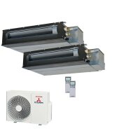 Mitsubishi Heavy Set 2 x Kanalgeräte 3,5/5,0 kW -...