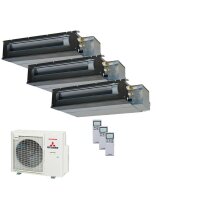 Mitsubishi Heavy Set 3 x Kanalgeräte 2,5/5,0kW - 2 x...