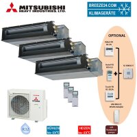 Mitsubishi Heavy Set 3 x Kanalgeräte 2,5/5,0kW - 2 x...