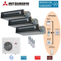 Mitsubishi Heavy Set 3 x Kanalgeräte 3,5/6,0kW 2 x...