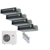 Mitsubishi Heavy Set 4 x Kanalgeräte 2,5/6,0kW - 3 x...