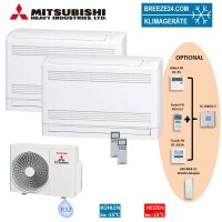 Mitsubishi Heavy Set 2 Truhengeräte 2,5/5,0kW...