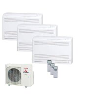 Mitsubishi Heavy Set 3 Truhengeräte 2,5/3,5/5kW...