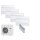 Mitsubishi Heavy Set 4 Truhengeräte 2,5/5,0kW 3 x SRF25ZS-W + SRF50ZSX-W + SCM100ZS-W R32