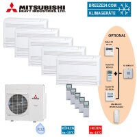 Mitsubishi Heavy Set 5 Truhengeräte 2,5kW 5 x...