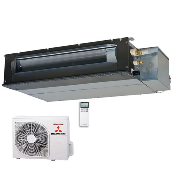 Mitsubishi Heavy Set Kanalgerät 3,5 kW - SRR35ZS-W + SRC35ZS-W2 Raumgröße 35 - 40 m² R32