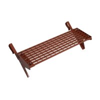 Dachtritt - Set  80 x 25cm rot