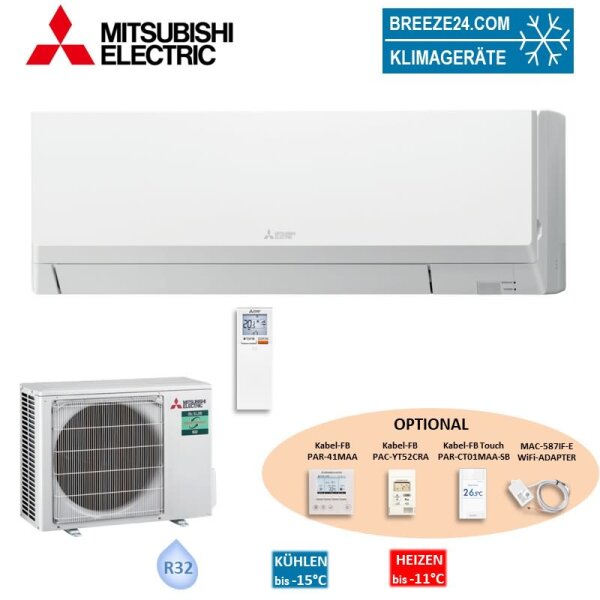 Mitsubishi Electric Set Wandgerät 4,6 kW - PKA-M50LAL2 + PUZ-ZM50VKA2 | Raumgröße 50 - 55 m² | R32