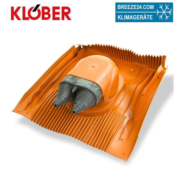 Klöber Venduct DUO Solardurchführungs Set Universal Farbe: rot