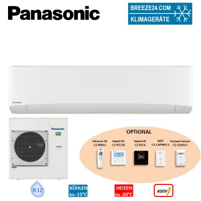 Panasonic Set Wandgerät PACi Elite 7,1 kW - S-6010PK3E + U-71PZH4E8 R32 400V Raumgröße 80 - 85 m²