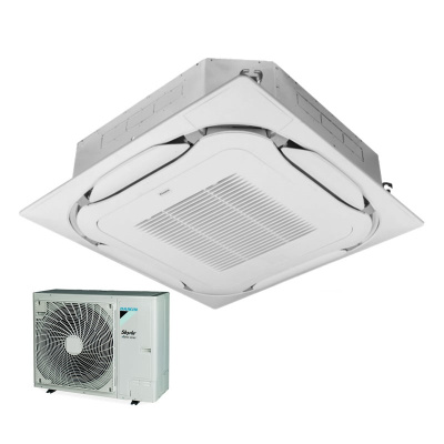 Daikin Set 4-Wege-Deckenkassette 13,4 kW - FCAHG140H-2 + Blende BYCQ140EW standard reinweiss + RZAG140NV1 R32