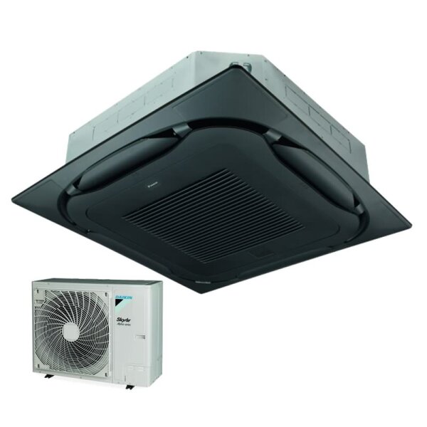Daikin Set 4-Wege-Deckenkassette 6,8 kW - FCAHG71H-3 + Blende BYCQ140EB standard schwarz + RZAG71NV1