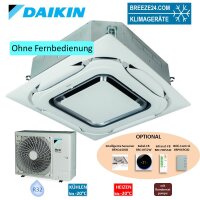 Daikin Set 4-Wege-Deckenkassette 9,5 kW - FCAHG100H-4 +...