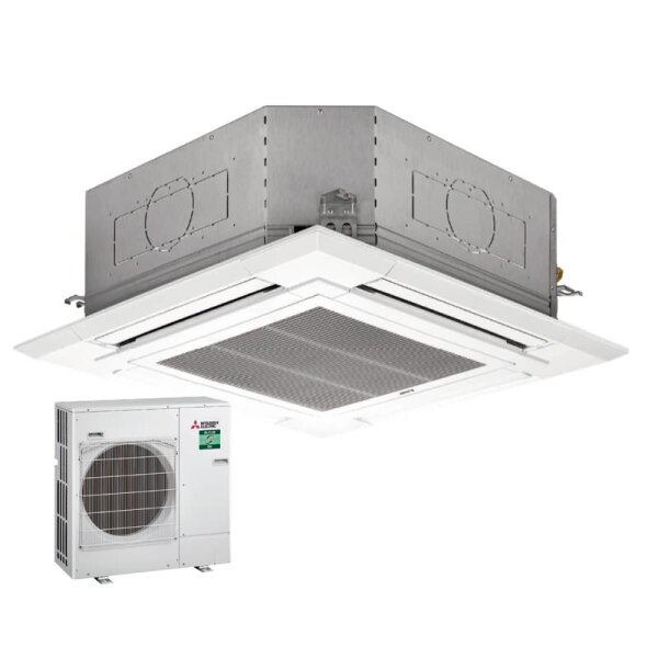Mitsubishi Electric Set Deckenkassette 5,5 kW PLA-M50EA2 + Blende PLP-6EA + SUZ-M50VA | R32