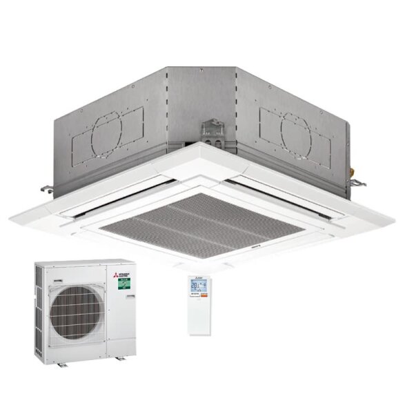 Mitsubishi Electric Set Deckenkassette 5,5 kW PLA-M50EA2 + Blende PLP-6EALM + SUZ-M50VA R32