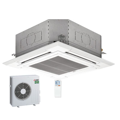 Mitsubishi Electric Set Deckenkassette 6,1 kW PLA-M60EA2 + Blende PLP-6EALM + SUZ-M60VA R32