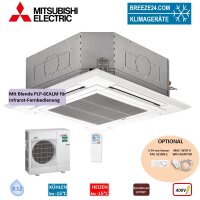 Mitsubishi Electric Set Deckenkassette 9,5 kW PLA-M100EA2...