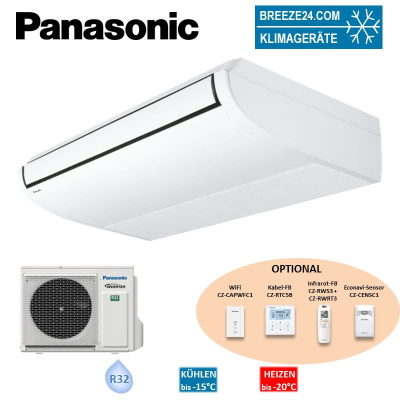 Panasonic Set Deckenunterbaugerät 3,5 kW S-3650PT3E + U-36PZH3E5 PACi NX Elite Raumgröße 35 m² R32