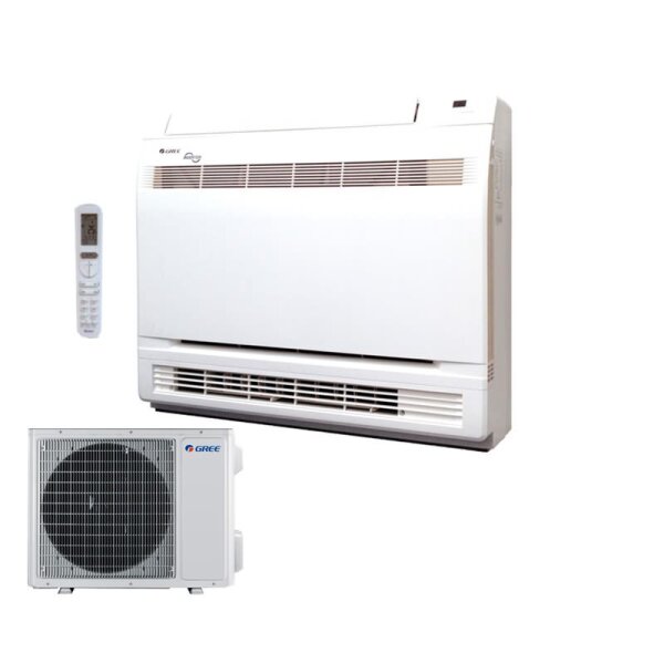 GREE Set Inverter Truhengerät BiFlow GEH-09-K6-I + GEH-09-K6-0 2,7 kW Raumgröße 25 - 30 m² | R32