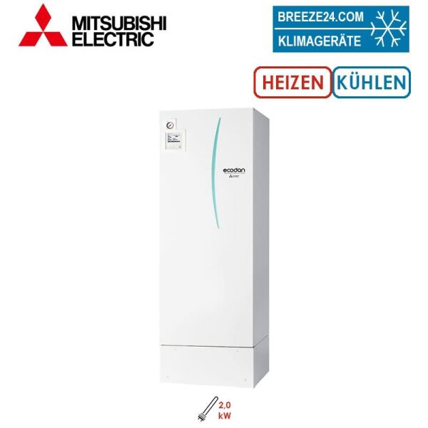 Mitsubishi Electric ERPT30X-VM2ED Speichermodul 300 Liter Kühlen/Heizen Heizstab 2,0 kW