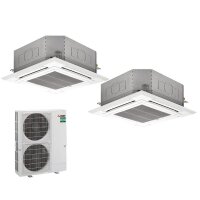 Mitsubishi Electric Set 2 x PLA-M100EA + Blende PLP-6EA +...