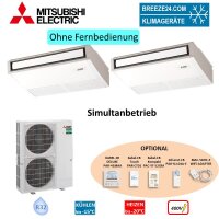 Mitsubishi Electric Set 2 x PCA-M100KA + PUZ-ZM200YKA2...