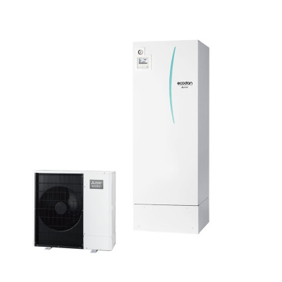 Mitsubishi Electric Set 6.15 PUD-SWM60VAA + EHST30D-YM9D Wärmepumpe + Speichermodul 6,0 kW 300 L