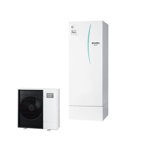 Mitsubishi Electric Set 6.17 PUD-SWM100YAA + EHST30D-YM9D Wärmepumpe + Speichermodul 10 kW 300 L