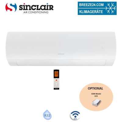 Sinclair Wandgerät TERREL SIH-13BITW weiß 3,5 kW | Raumgröße 35 - 40 m² | WiFi