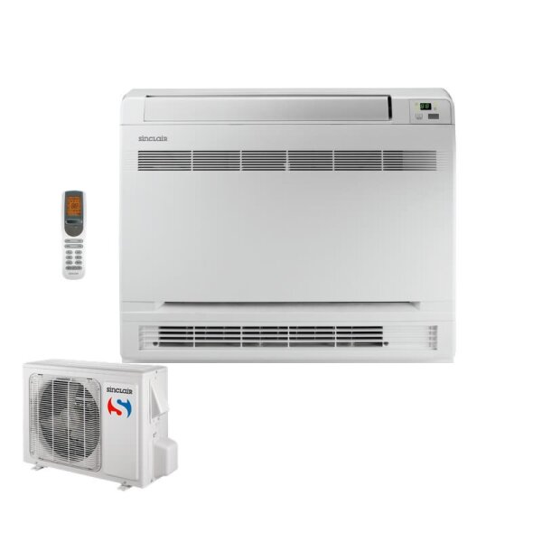 Sinclair Set Truhengerät ASP-09BI + Außengerät 2,7 kW WiFi | Raumgröße 25 - 30 m² | R32