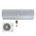 Sinclair Set Wandgerät TERREL SIH-18BIT2S + SOH-18BIT silber 5,2 kW | Raumgröße 50 - 55 m² | WiFi