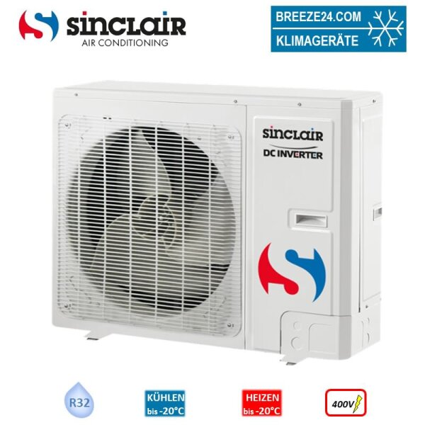 Sinclair ASGE-36BI2-3 Außengerät 10,0 kW für 1 Innengerät | 100 - 105 m² - R32 400V