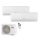 Sinclair Set 2 Wandgeräte RAY 2,7/3,2 KW SIH-09BIR + SIH-12BIR3 + MV-E18BI2 R32 Klimaanlage