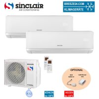 Sinclair Set 2 Wandgeräte RAY 3,2 KW 2 x SIH-12BIR3...