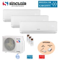 Sinclair Set 3 Wandgeräte RAY 2,7 kW 3 x SIH-09BIR +...