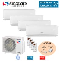 Sinclair Set 4 Wandgeräte RAY 2,7/3,2 kW 3 x...