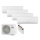 Sinclair Set 4 Wandgeräte RAY 2,7/3,2 kW 3 x SIH-09BIR + SIH-12BIR3 + MV-E28BI2 R32 Klimaanlage