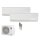 Sinclair Set 2 Wandgeräte KEYON 2,7 KW 2 x SIH-09BIK + MV-E14BI2 WiFi R32 Klimaanlage
