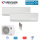 Sinclair Set 2 Wandgeräte KEYON 3,2/3,2 KW 2 x SIH-12BIK + MV-E21BI2 WiFi R32 Klimaanlage