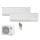 Sinclair Set 2 Wandgeräte KEYON 3,2/4,6 KW SIH-12BIK + SIH-18BIK + MV-E21BI2 WiFi R32 Klimaanlage