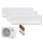 Sinclair Set 3 Wandgeräte TERREL 2,7 kW 3 x SIH-09BITW + MV-E21BI2 | Raumgröße 30 - 35 m² | WiFi
