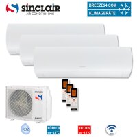 Sinclair Set 3 Wandgeräte TERREL 2,7/5,2 kW 2 x...