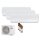 Sinclair Set 3 Wandgeräte TERREL 2,7/5,2 kW 2 x SIH-09BITW + SIH-18BIT2W + MV-E24BI2 WiFi | R32
