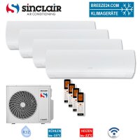 Sinclair Set 4 Wandgeräte TERREL 2,7/3,5/5,2 kW...